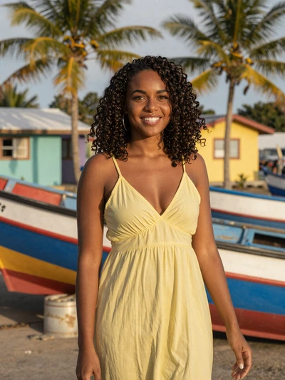 Rhianna, 24, a cheerful Barbadian woman from Speightstown open to international dating