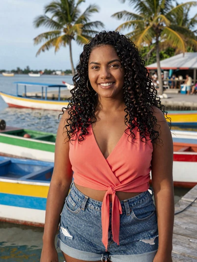 Shanice, 25, a beautiful Belizean Creole woman from Belize City seeking love online