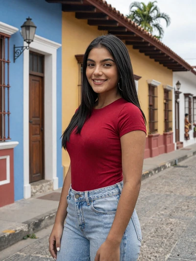 Estefanía, 23, a charming Panamanian woman from Panama City open to international dating