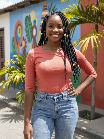 Marie-Claire, 25, a beautiful Haitian woman from Port-au-Prince seeking love online