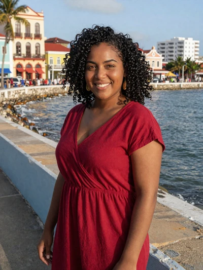 Wanda, 29, a beautiful Afro-Dominican woman from Puerto Plata looking for love