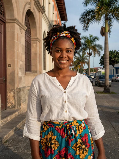 Fabienne, 28, a stunning Haitian woman from Cap-Haïtien ready for a serious relationship